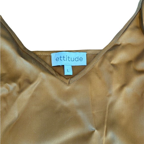 NWT Ettitude Sateen Cami - Chamomile - Picture 2 of 3
